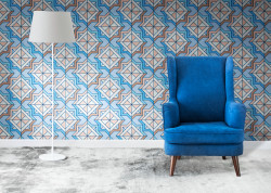 Pose de tapisserie dans plusieurs pièces par un professionnel